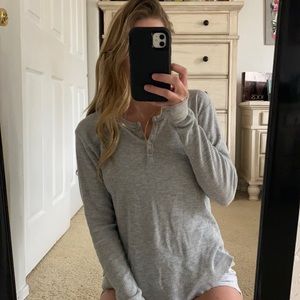 Gray brandy Melville shirt